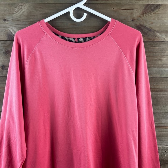 Climate Right Cuddl Duds Womens Shirt Long Sleeve Base Layer Thumbholes Pink XXL - Picture 2 of 7
